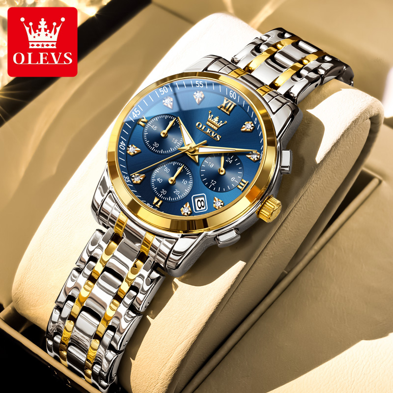 Jewelry Diamond Watches - OLEVS 여성용 시계 명품 브랜드 쿼츠