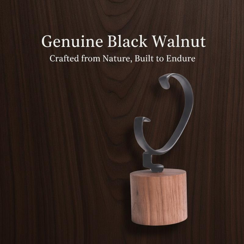 Jewelry And Watches Inc - 1PCS 단단한 나무 C형 시계 홀더
