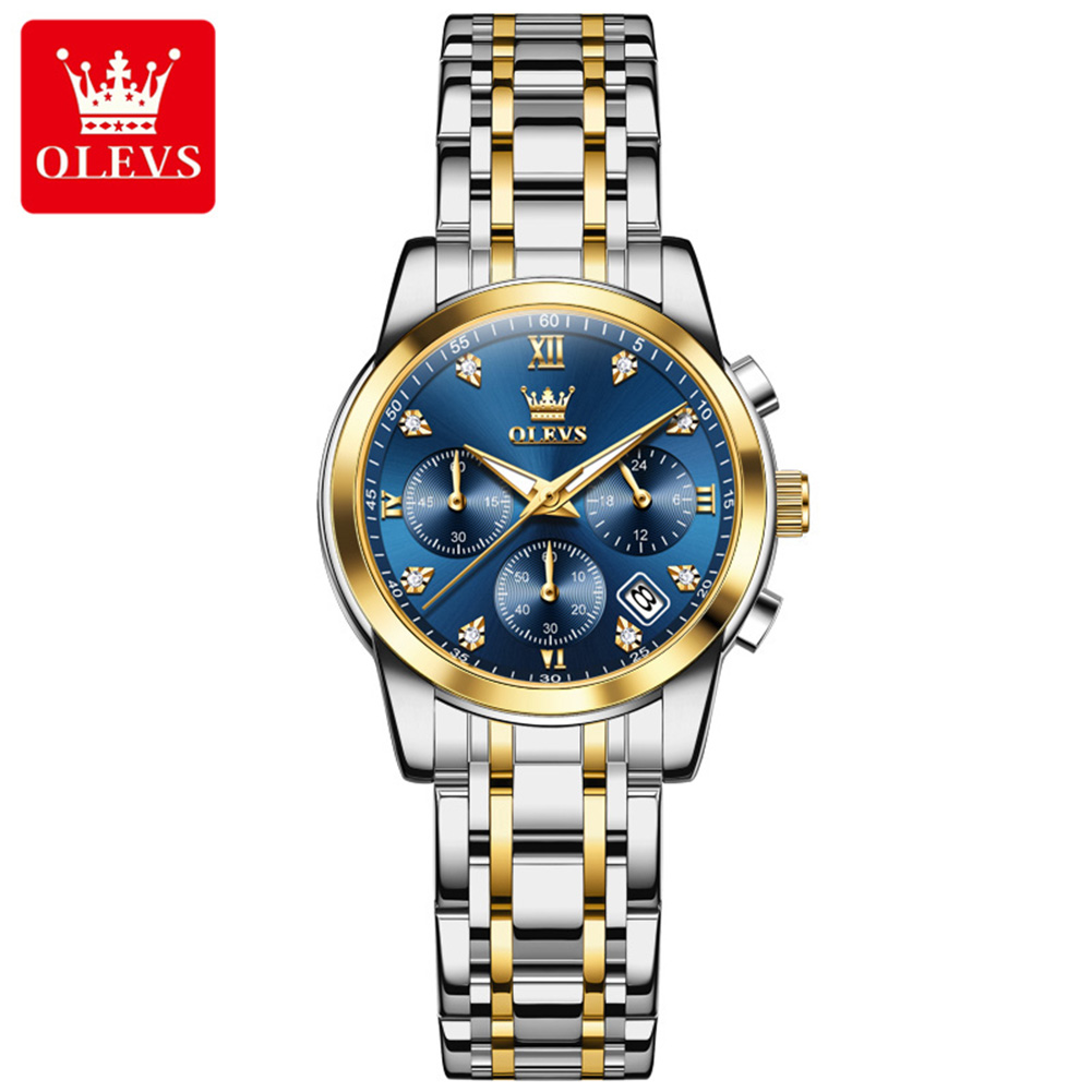 OLEVS 여성용 시계 명품 브랜드 쿼츠 시계 방수 야 - Jewelry Diamond Watches 리뷰 및 가격