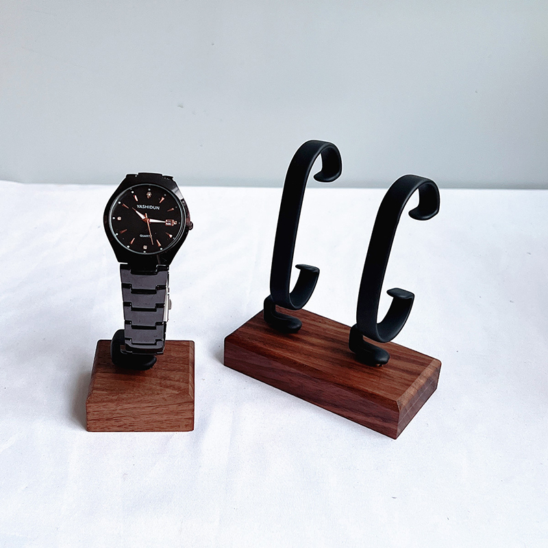 나무 C자형 시계 거치대, 팔찌, 반지, 귀걸이 등을  - Jewelry And Watches Inc 리뷰 및 가격
