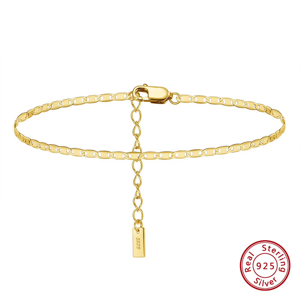 KISS MANDY 미니멀리스트 925 스털링 실버 여 - Anklet Foot Chain 리뷰 및 가격