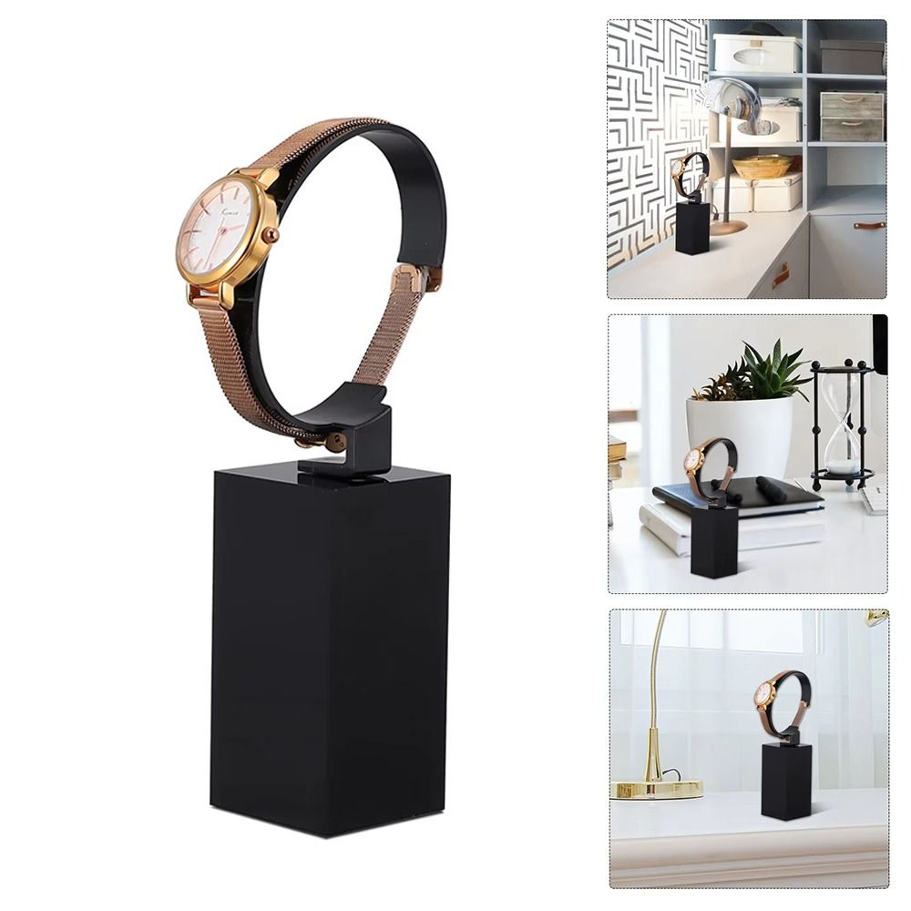 4/6/8cm 새로운 아크릴 시계 디스플레이 홀더 경량 - Jewelry And Watches Inc 리뷰 및 가격