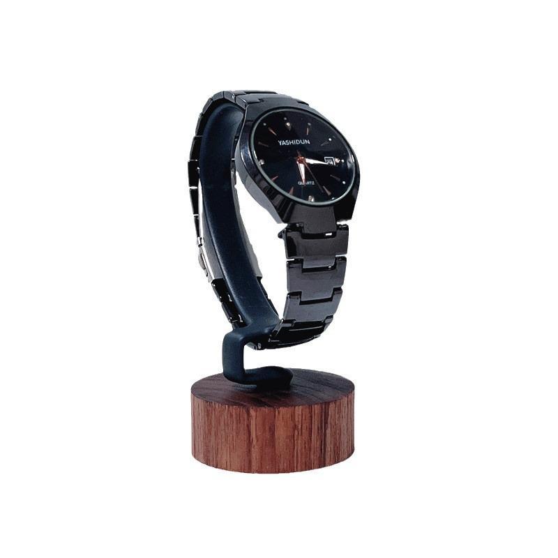 새로운 나무 C형 시계 디스플레이 스탠드 휴대용 보석  - Jewelry And Watches Inc 리뷰 및 가격