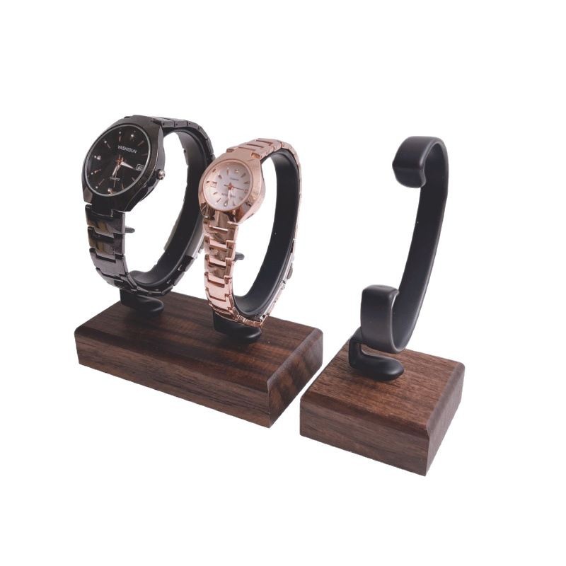 1Pcs 쥬얼리 정리함 나무 C형 시계 홀더 디스플레이 - Jewelry And Watches Inc 리뷰 및 가격