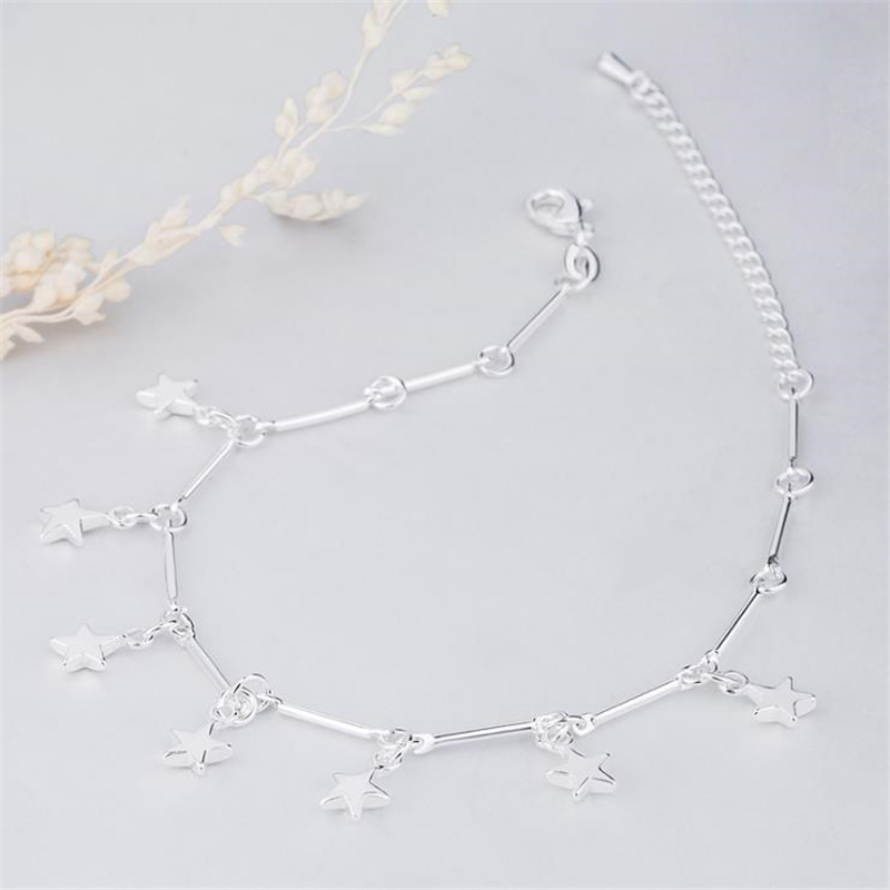 KOFSAC-여성용 새로운 925 스털링 실버 발찌,  - Anklet Foot Chain 리뷰 및 가격