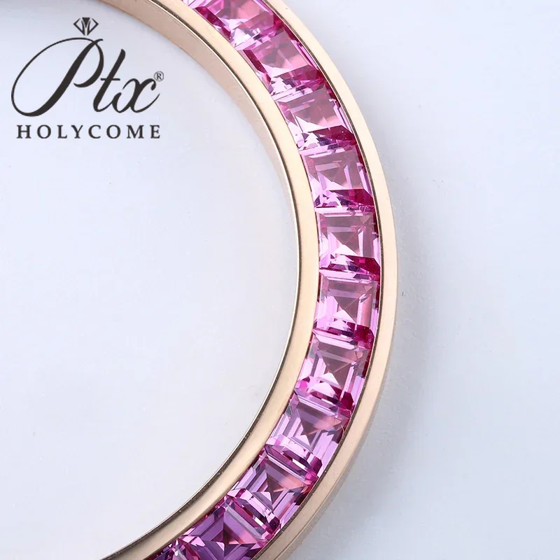 워터 고스트 핑크 보석 루비 사파이어 시계 베젤, 골드 - Jewelry Diamond Watches 리뷰 및 가격