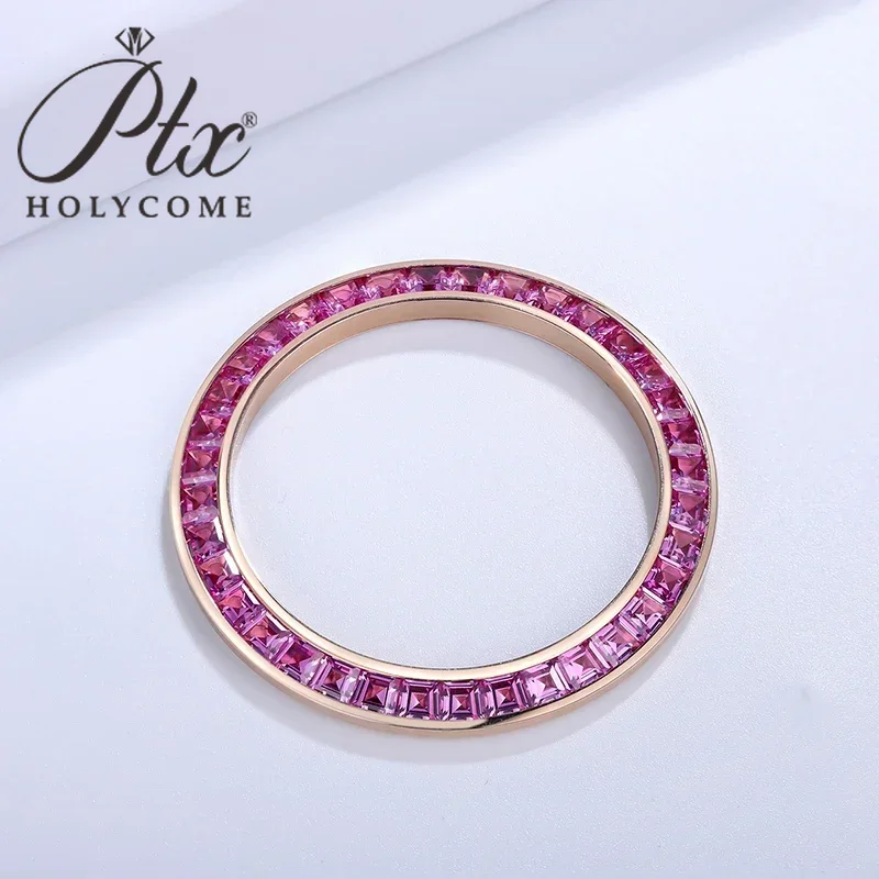 워터 고스트 핑크 보석 루비 사파이어 시계 베젤, 골드 - Jewelry Diamond Watches 리뷰 및 가격