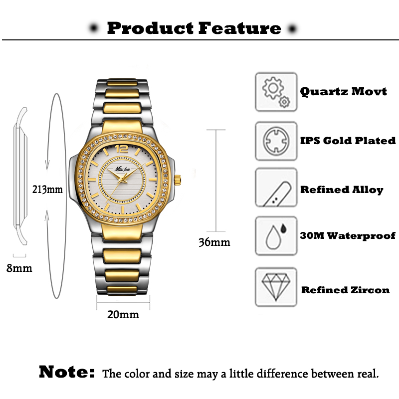 여성 시계 디자이너 브랜드 럭셔리 여성 동향 숙녀 Wt - Jewelry Diamond Watches 리뷰 및 가격