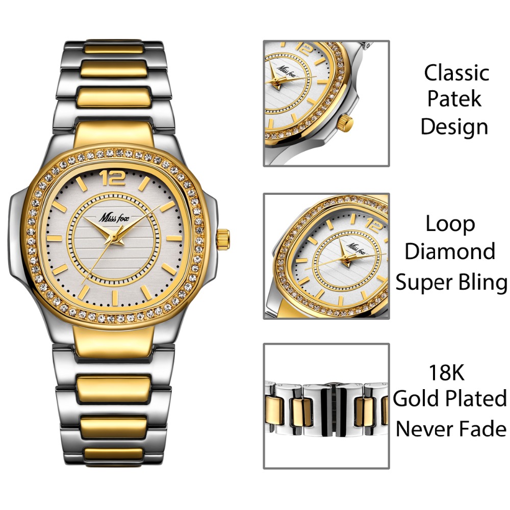 여성 시계 디자이너 브랜드 럭셔리 여성 동향 숙녀 Wt - Jewelry Diamond Watches 리뷰 및 가격