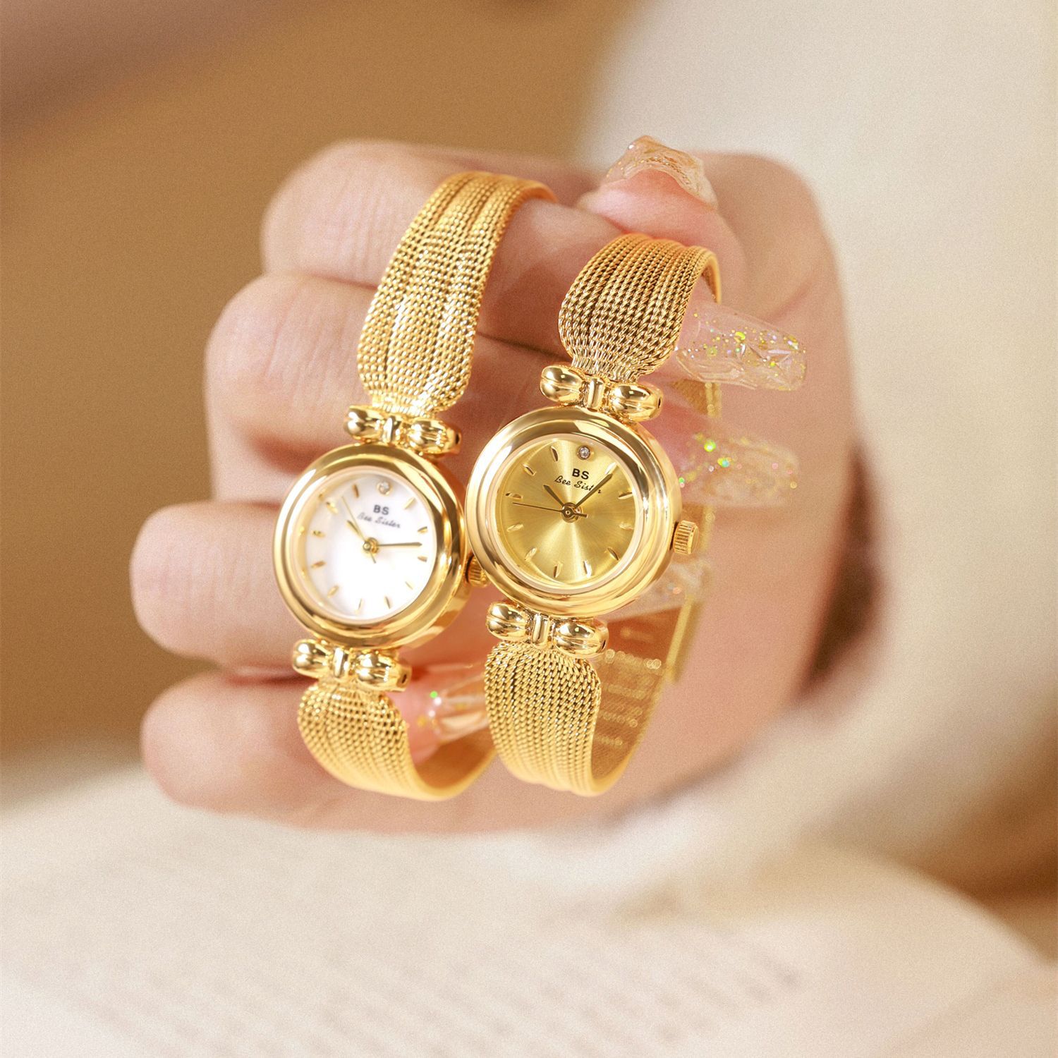 여성용 시계 고급스러운 분위기의 레트로 밀 체인 팔찌  - High Jewelry Watches 리뷰 및 가격